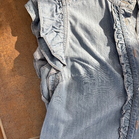 Veronica beard Tennille ruffled blouse - Picture 5 of 5